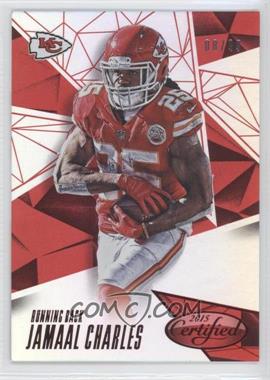 2015 Panini Certified - [Base] - Mirror Red #73 - Jamaal Charles /99