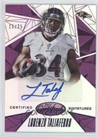 Lorenzo Taliaferro #/25