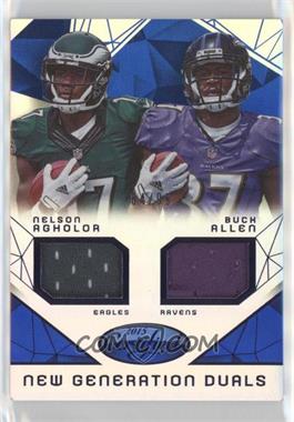 2015 Panini Certified - New Generation Dual Jerseys - Mirror Blue #NG-USC - Nelson Agholor, Buck Allen /99