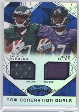 2015 Panini Certified - New Generation Dual Jerseys - Mirror Blue #NG-USC - Nelson Agholor, Buck Allen /99