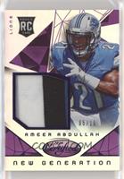 Ameer Abdullah #/10