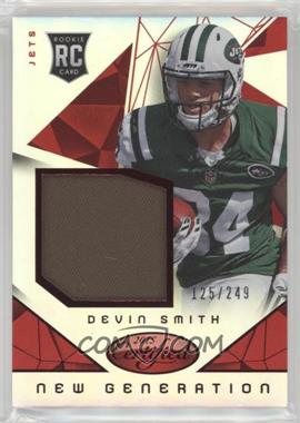 2015 Panini Certified - New Generation Jerseys - Mirror Red #NG-DS - Devin Smith /249