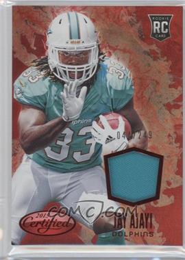 2015 Panini Certified - Scorching Swatches - Mirror Red #SS-JA - Jay Ajayi /249
