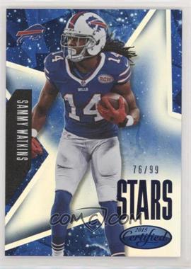 2015 Panini Certified - Stars - Mirror Blue #S5 - Sammy Watkins /99