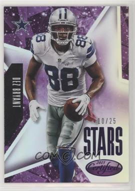 2015 Panini Certified - Stars - Mirror Purple #S1 - Dez Bryant /25