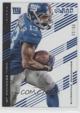 2015 Panini Clear Vision - [Base] - Blue #70 - Odell Beckham Jr. /99