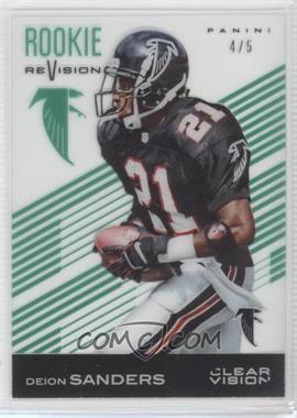 2015 Panini Clear Vision - [Base] - Green #88 - Deion Sanders /5