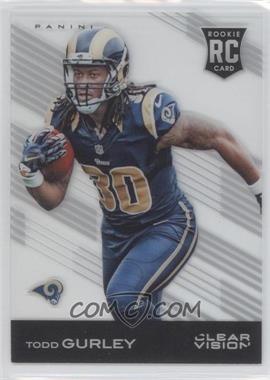 2015 Panini Clear Vision - [Base] #110.1 - Rookie - Todd Gurley (Running)