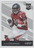 Rookie - Tevin Coleman (Chest Number Obscured by Ball)