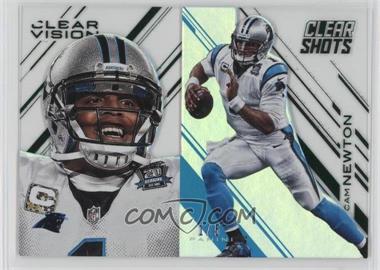 2015 Panini Clear Vision - Clear Shots - Green #16 - Cam Newton /5