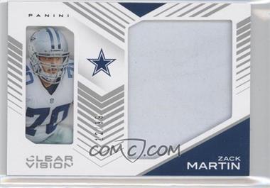 2015 Panini Clear Vision - Clear Vision Jumbo Jerseys #JJ-ZM - Zack Martin /99