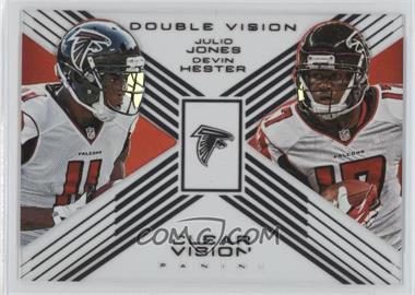 2015 Panini Clear Vision - Double Vision - Blue #DV-8 - Julio Jones, Devin Hester /99