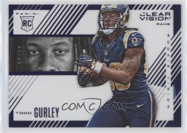 2015 Panini Clear Vision - Rookie Vision - Blue #RV-5 - Todd Gurley /99