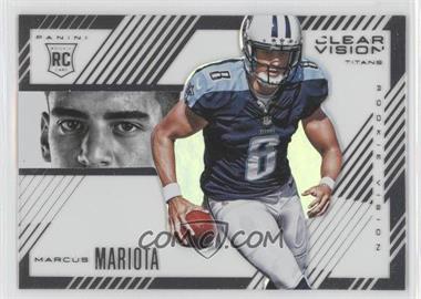 2015 Panini Clear Vision - Rookie Vision #RV-2 - Marcus Mariota