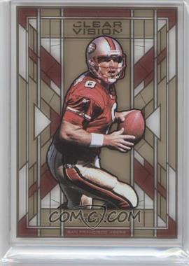 2015 Panini Clear Vision - Stained Glass #SG-7 - Steve Young