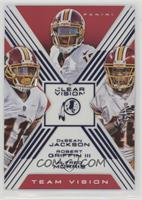 DeSean Jackson, Robert Griffin III, Alfred Morris #/99