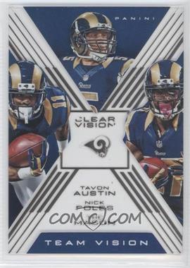 2015 Panini Clear Vision - Team Vision #TV-25 - Tavon Austin, Nick Foles, Tre Mason