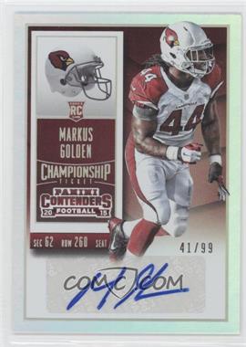 2015 Panini Contenders - [Base] - Championship Ticket #124.1 - Rookie Ticket - Markus Golden (Base) /99