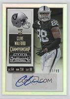 Rookie Ticket - Clive Walford (Base) #/99