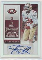 Rookie Ticket - Eli Harold (Team Logo) #/25