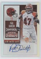 Rookie Ticket - Paul Dawson #/99