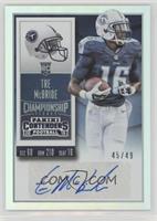 Rookie Ticket - Tre McBride (Base) #/49