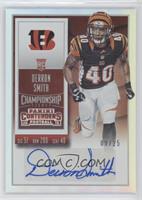 Rookie Ticket - Derron Smith (Team Logo) #/25