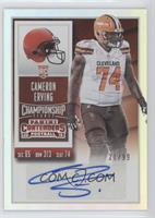 Rookie Ticket - Cameron Erving (Base) #/99