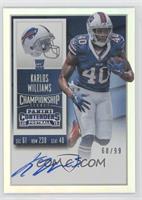 Rookie Ticket RPS - Karlos Williams (Base) #/99