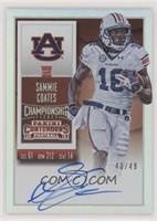 Rookie Ticket RPS - Sammie Coates (College) [EX to NM] #/49