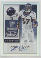 Rookie Ticket - Lorenzo Doss #/99