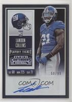 Rookie Ticket - Landon Collins #/99