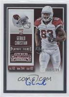 Rookie Ticket - Gerald Christian #/199