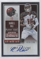 Rookie Ticket - Rannell Hall #/199