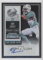 Rookie Ticket - Tony Lippett (Base) #/49