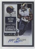 Rookie Ticket - Malcolm Brown #/199