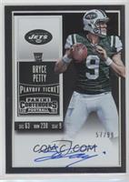 Rookie Ticket RPS - Bryce Petty (Team Logo) #/99