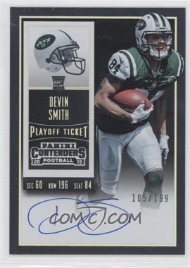 2015 Panini Contenders - [Base] - Playoff Ticket #212.1 - Rookie Ticket RPS - Devin Smith (Base) /199