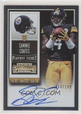 2015 Panini Contenders - [Base] - Playoff Ticket #233.1 - Rookie Ticket RPS - Sammie Coates (Base) /199