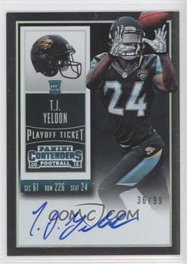 2015 Panini Contenders - [Base] - Playoff Ticket #236.1 - Rookie Ticket RPS - T.J. Yeldon (Base) /99
