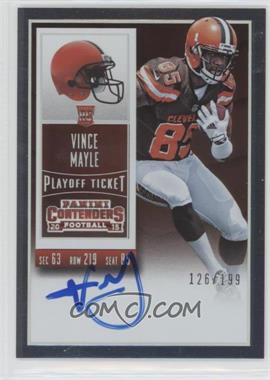 2015 Panini Contenders - [Base] - Playoff Ticket #241.1 - Rookie Ticket RPS - Vince Mayle (Base) /199