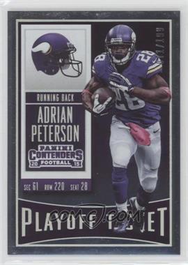 2015 Panini Contenders - [Base] - Playoff Ticket #71 - Adrian Peterson /199