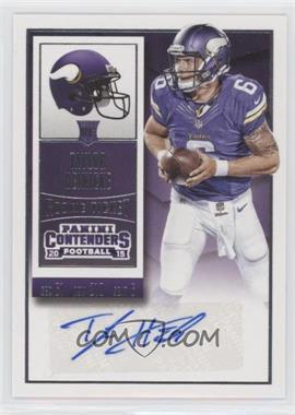 2015 Panini Contenders - [Base] #160 - Rookie Ticket - Taylor Heinicke