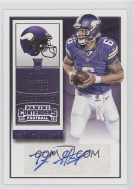 2015 Panini Contenders - [Base] #160 - Rookie Ticket - Taylor Heinicke