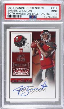 2015 Panini Contenders - [Base] #217.1 - Rookie Ticket RPS - Jameis Winston (Base) [PSA 9 MINT]