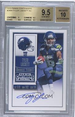 2015 Panini Contenders - [Base] #240.1 - Rookie Ticket RPS - Tyler Lockett (Base) [BGS 9.5 GEM MINT]