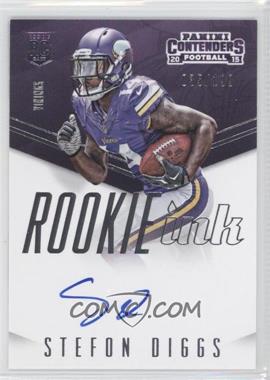 2015 Panini Contenders - Rookie Ink RPS #INK-SD - Stefon Diggs /199