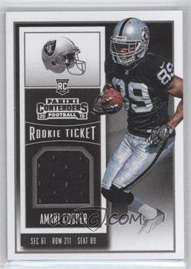 2015 Panini Contenders - Rookie Ticket Swatches #RTS-AC.1 - Amari Cooper (Base)