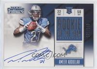 Ameer Abdullah #/199