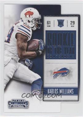 2015 Panini Contenders - Rookie of the Year Contenders #ROY4 - Karlos Williams